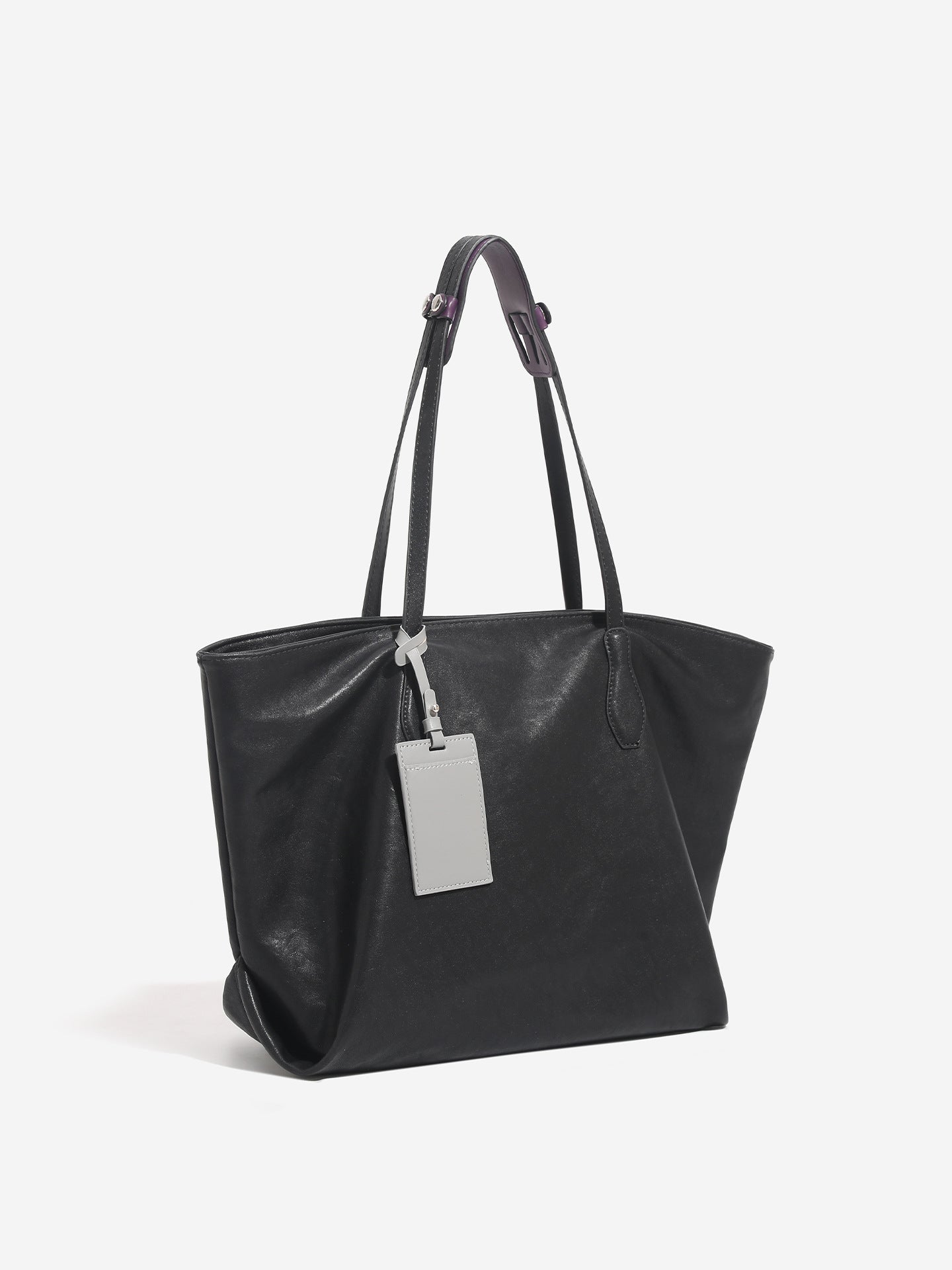 Leather With Female Large Capacity Korean Version Tote Bag