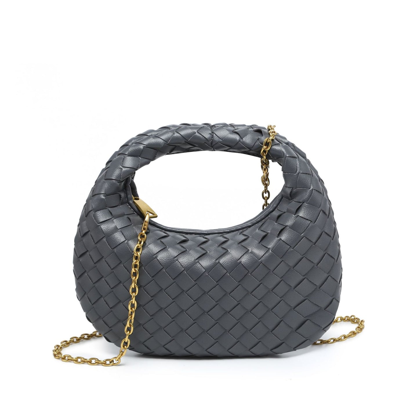 Women's Fashion Solid Color Simple Trend Woven Women's Messenger Bag