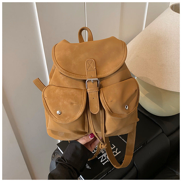 Women's Style Simple Large Capacity Solid Color Design Women's Shoulder Bag