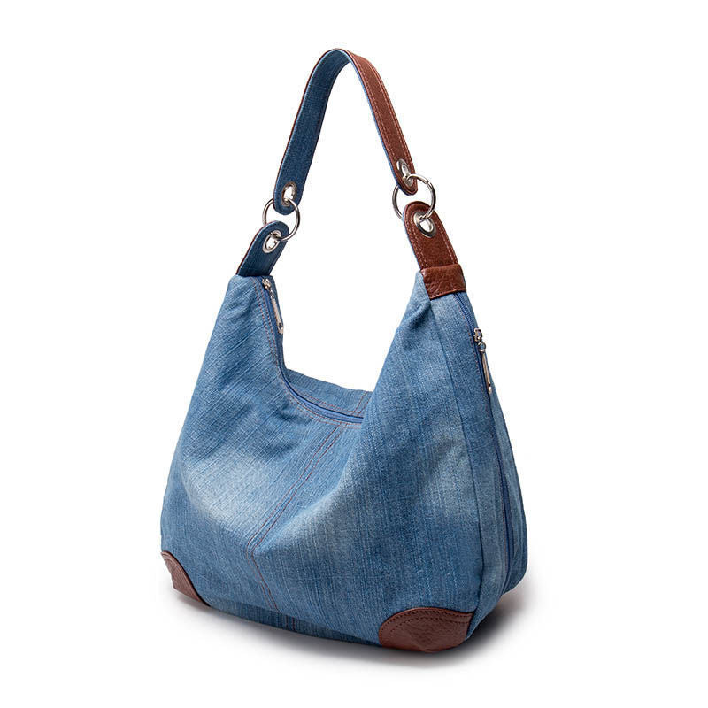 Durable Women's Denim Large Canvas Fashion Women's Messenger Bag
