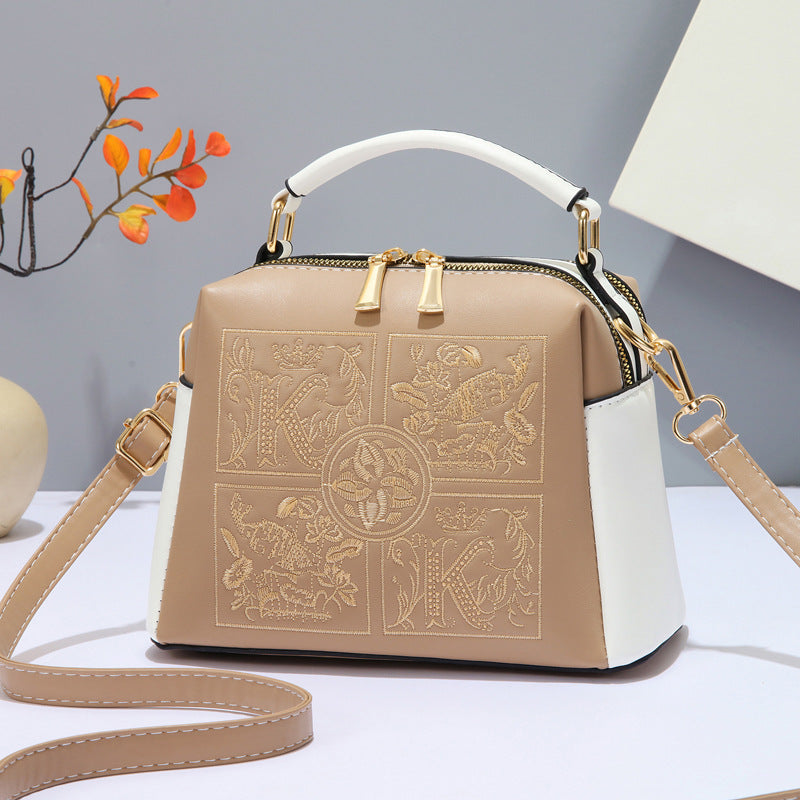 Women's Capacity Texture Fashionable Large Simple Liquid Bags