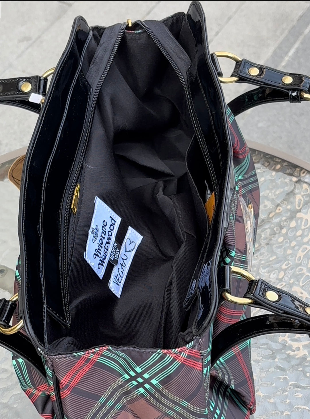 Women's Saturn Vintage Plaid Underarm High-grade Women's Shoulder Bag