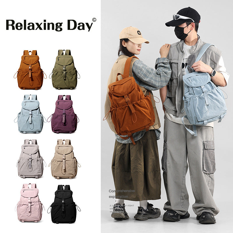 Women's Fashion Trendy Solid Color Personalized Water-repellent Bags