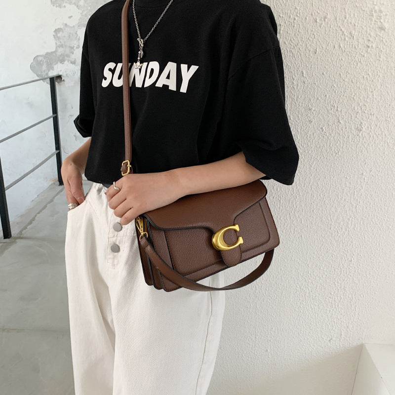 Unique Women's High-grade Graceful Fashionable Caviar Women's Messenger Bag