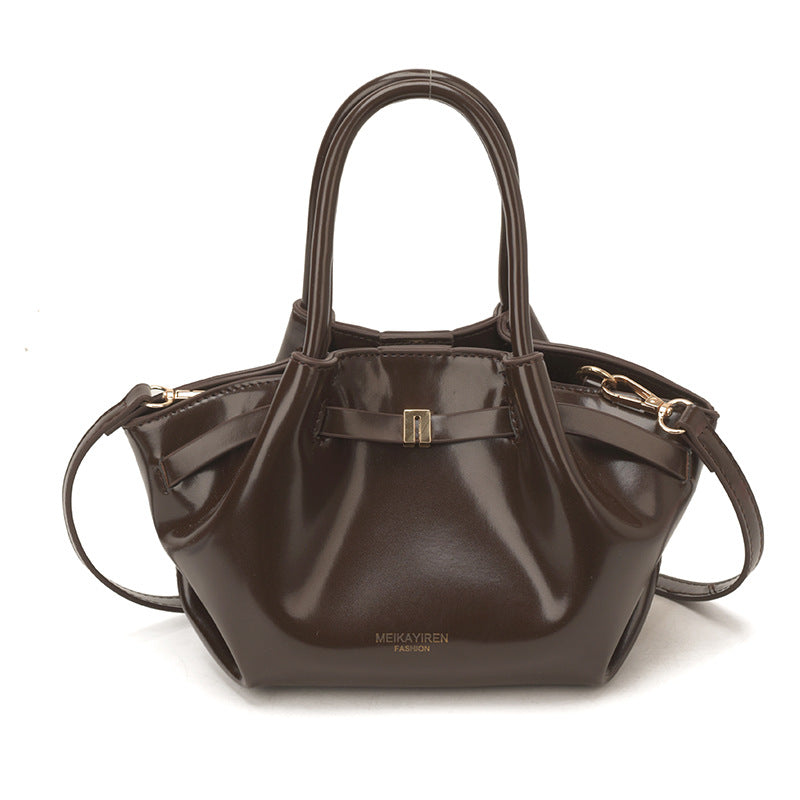 Spring Loose Large Capacity Portable Vegetable Basket Women's Shoulder Bag