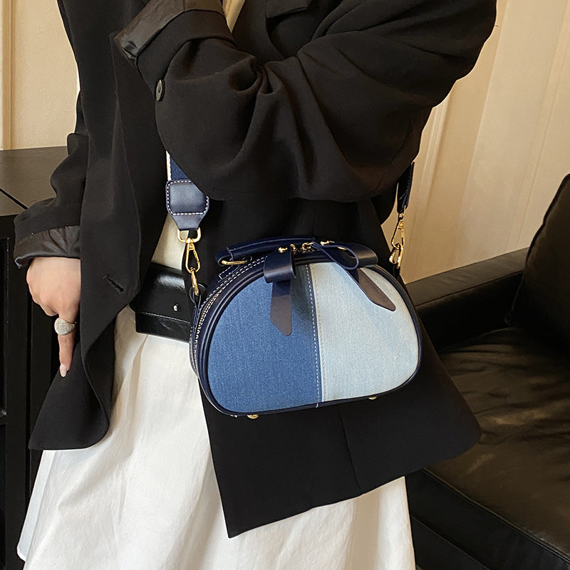 Women's Genuine Leather Korean Fashion Cowhide Boutique Women's Messenger Bag
