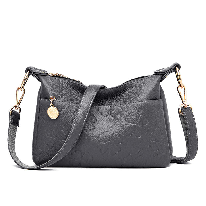 Women's Large Capacity Mom Style Soft Leather Women's Shoulder Bag