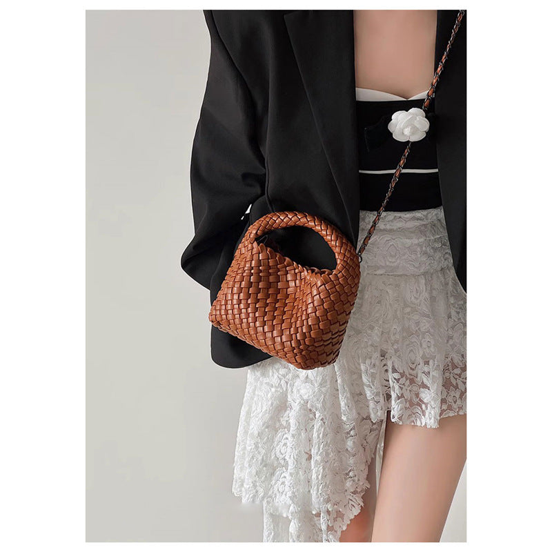 Women's Hand-woven Versatile High-grade Mini Cross Body Women's Handbag