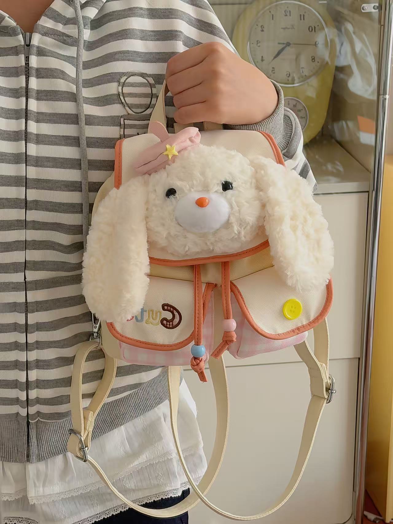 Cute Plush Doll Good-looking Cartoon Commuting Bags