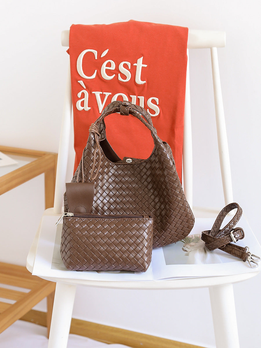 Niche Vintage Weave Vegetable Basket Lunch Bags