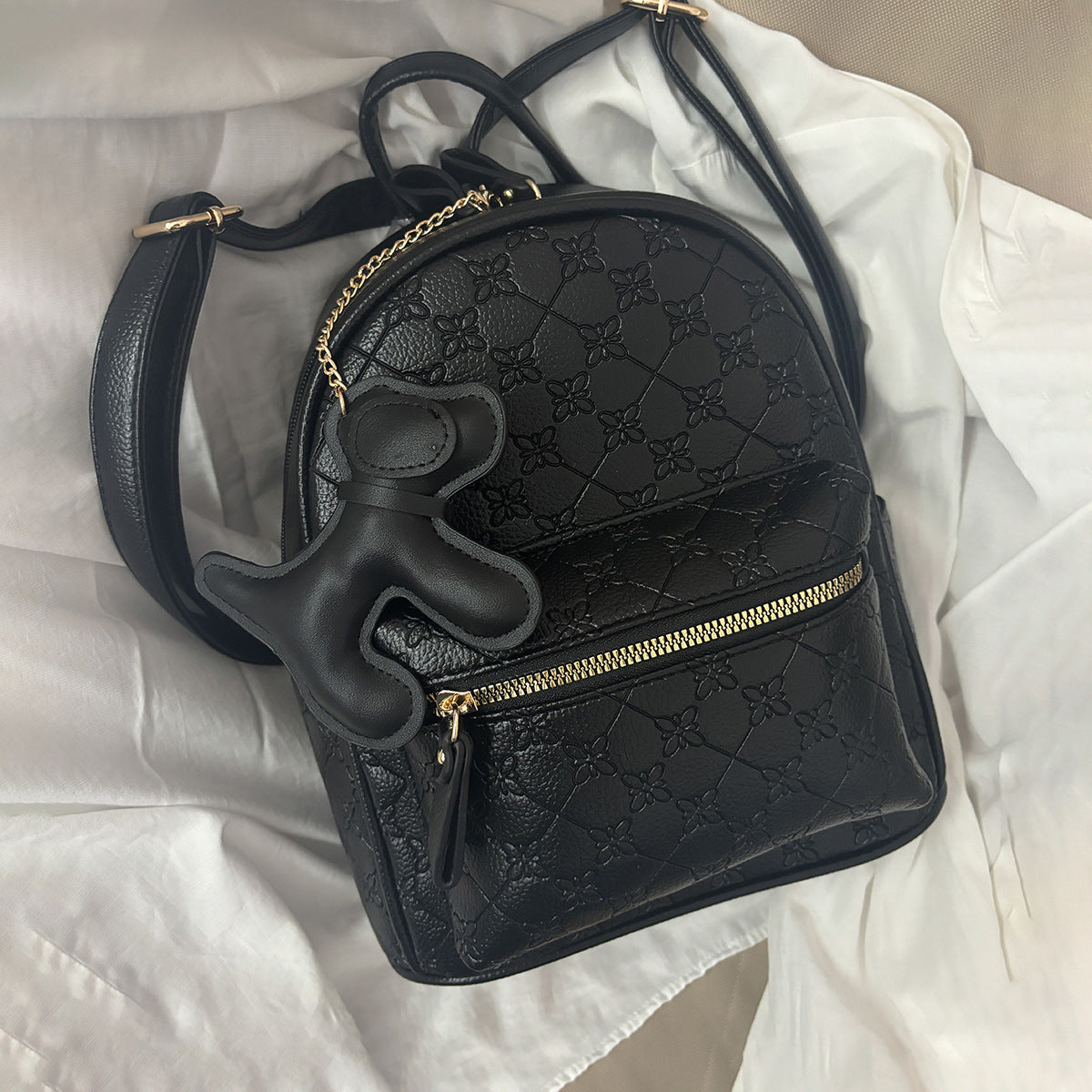 Women's Fashion Trend Embossed High Sense Women's Backpack