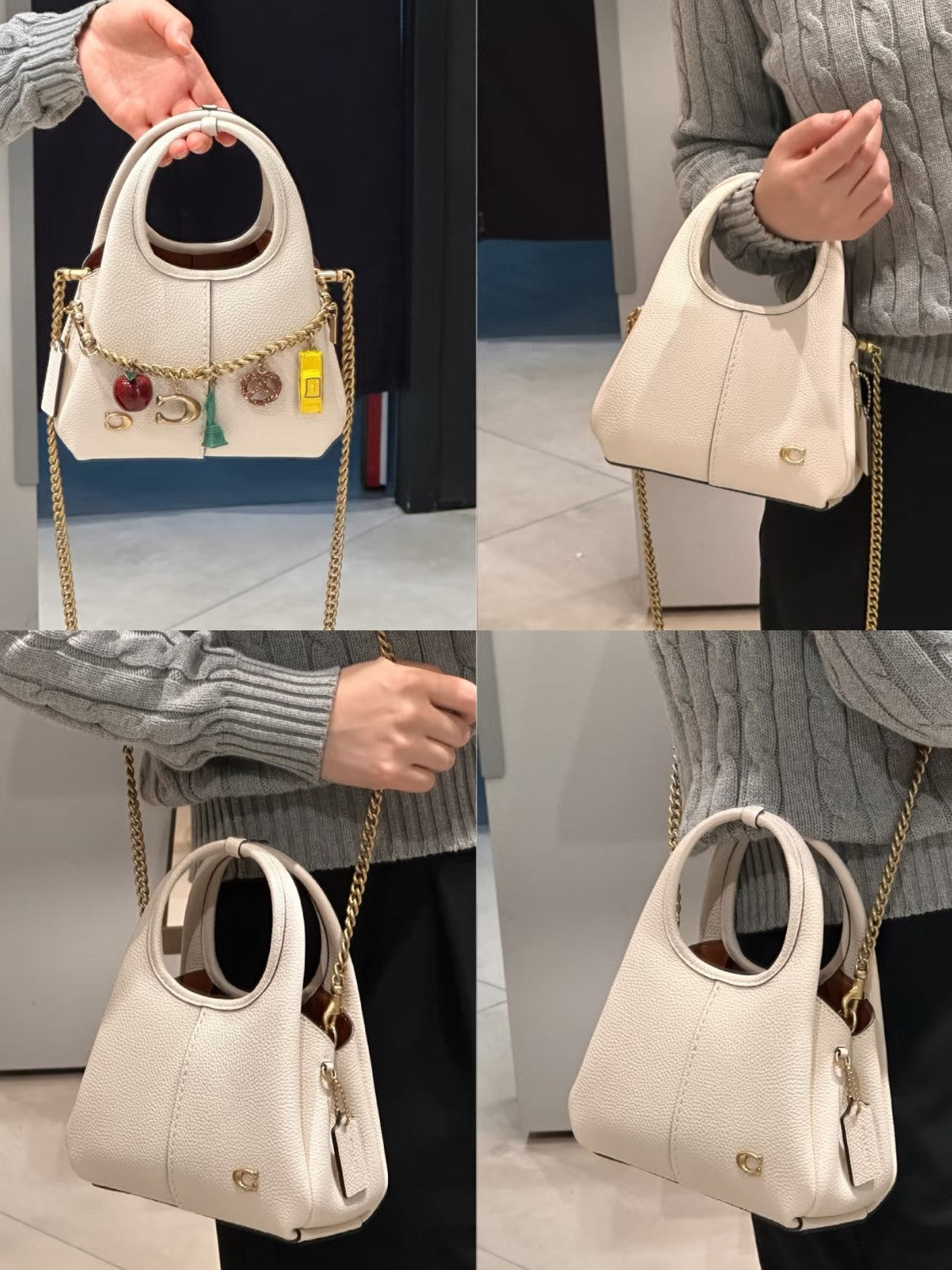 Stylish Vegetable Basket Large Lychee Pattern Women's Handbag
