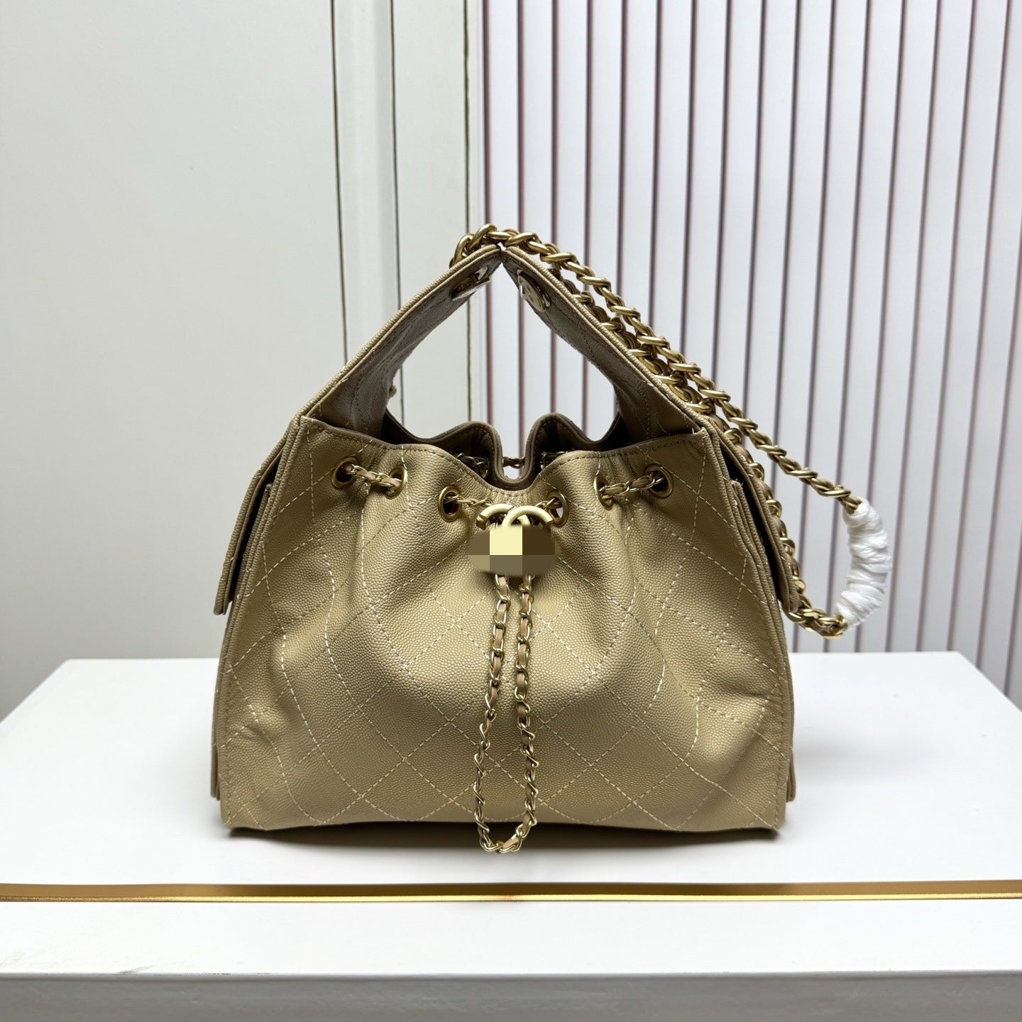 Women's Style Chain Commute Design Diamond Plaid Bags