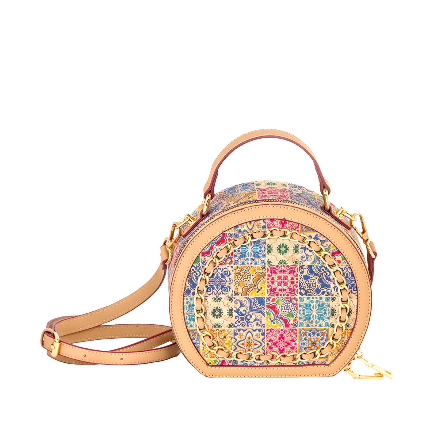 Women's Outside Cork Tree Leather Fashion Popular Bags