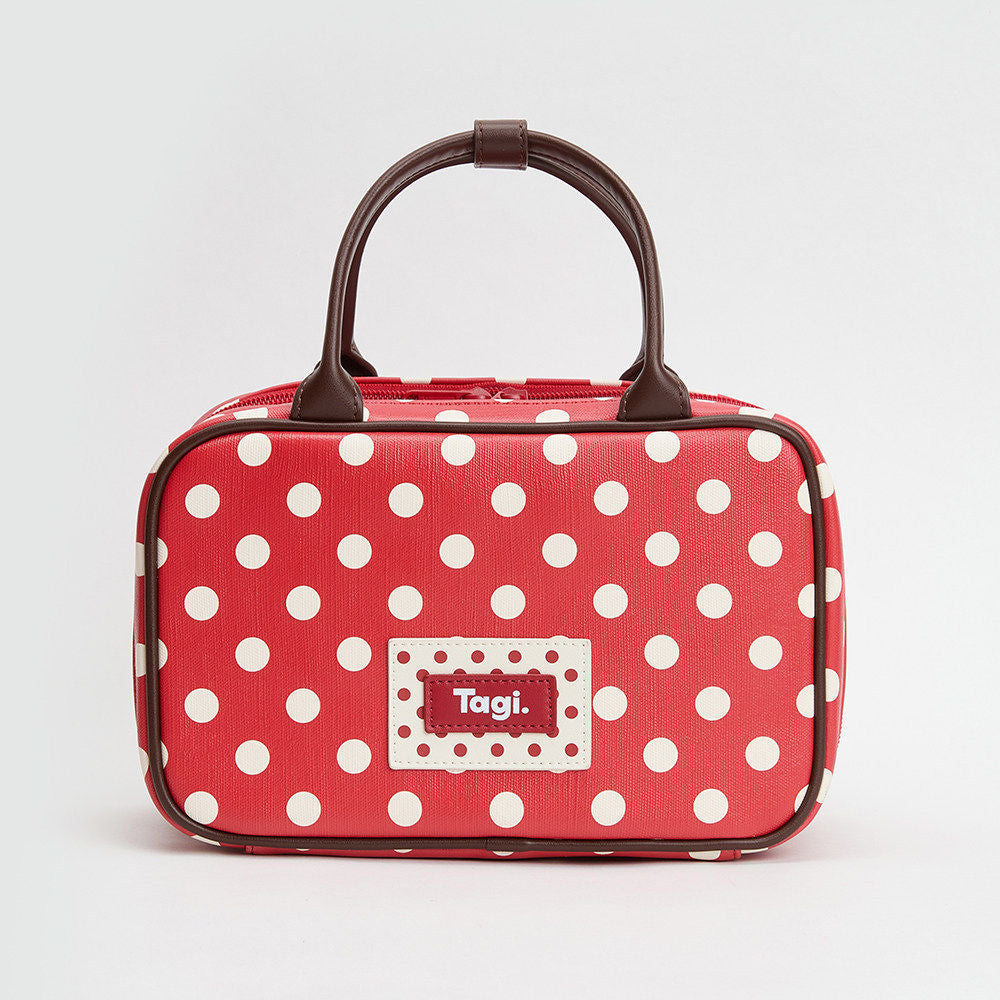 Picnic Bowling Storage Polka Dot Leopard Makeup Bag