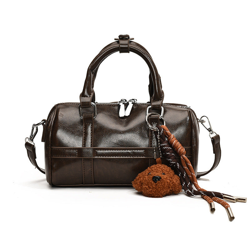 Popular Fashion Advanced Texture Portable Western Style Bucket Bag