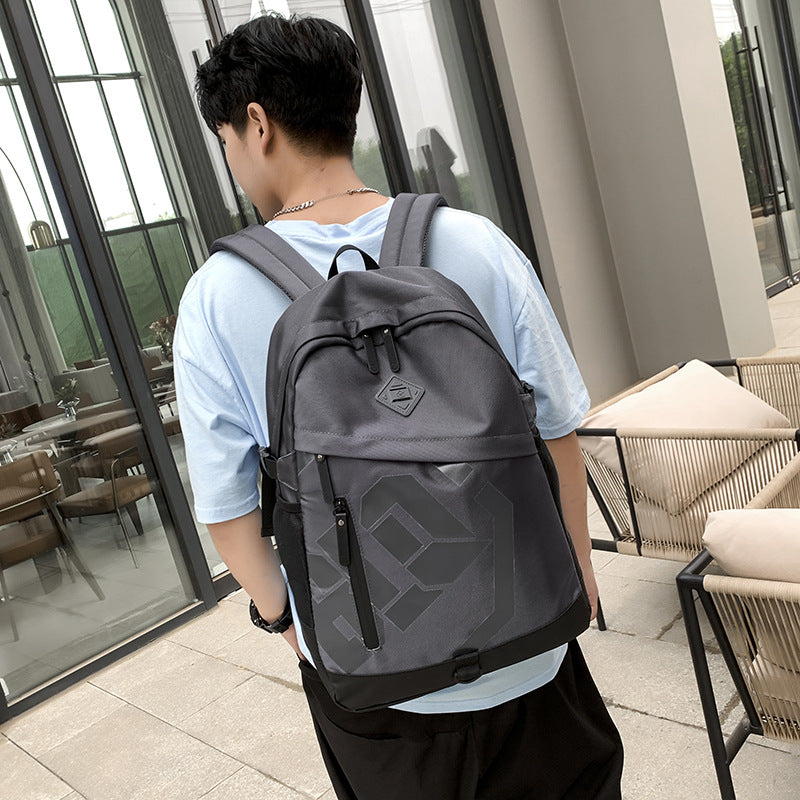 Men's Trendy Korean Fashion Early High Leisure Backpack