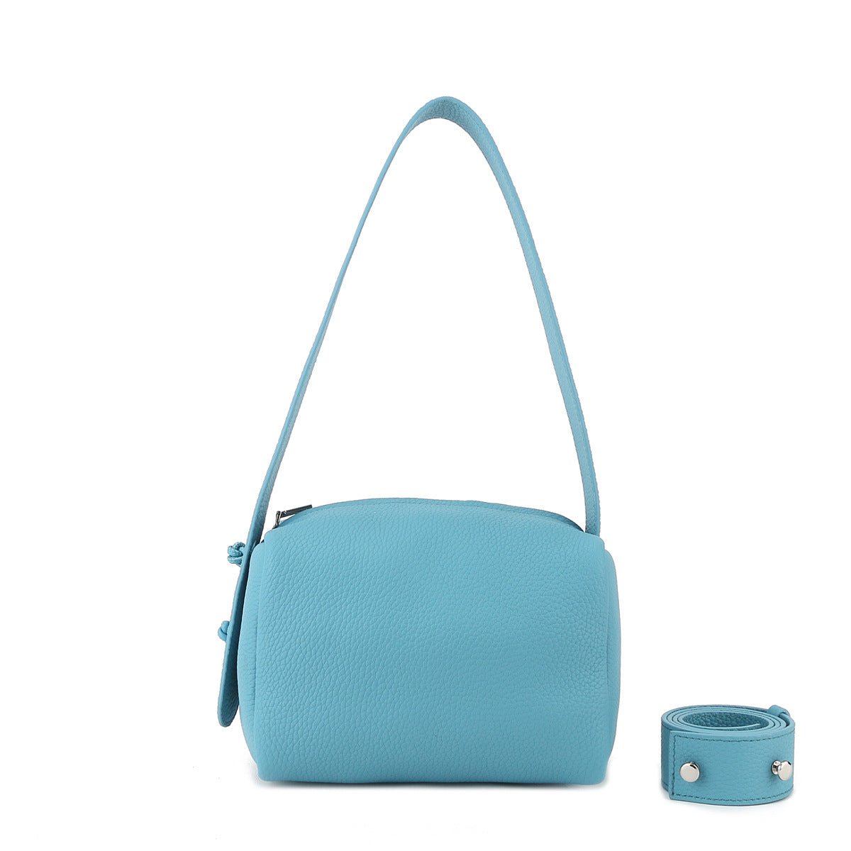 Women's Pillow High-grade First Layer Cowhide Underarm Women's Shoulder Bag