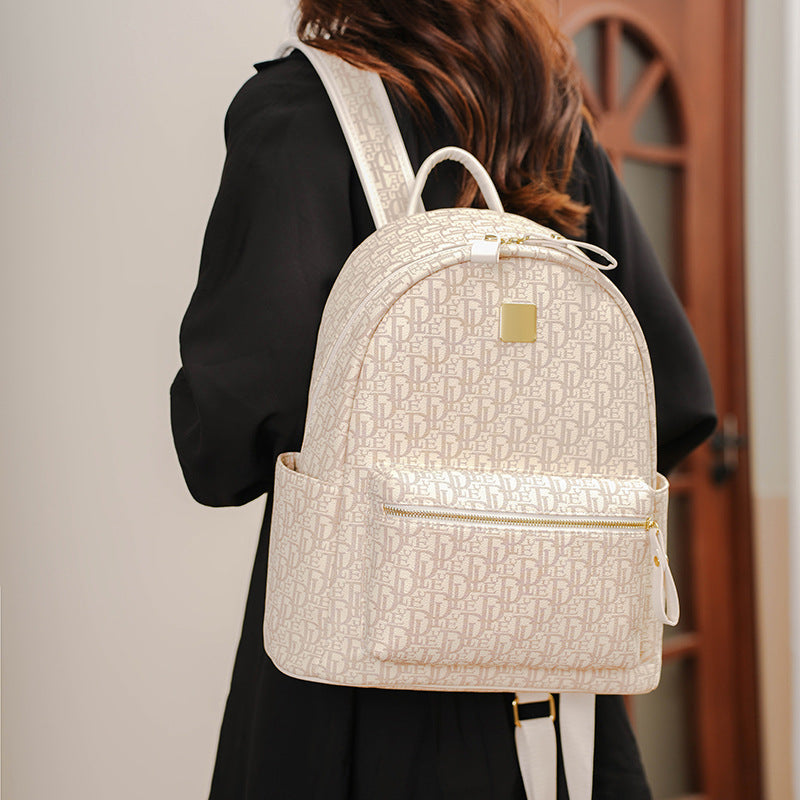 Women's Fashion Versatile Korean Style Large Capacity Leisure Backpack