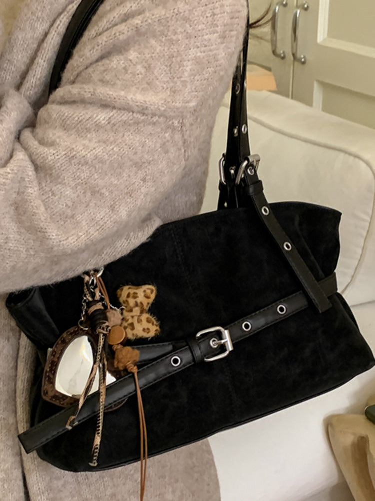 Vintage Good-looking Large Capacity Totes Trendy Underarm Bag
