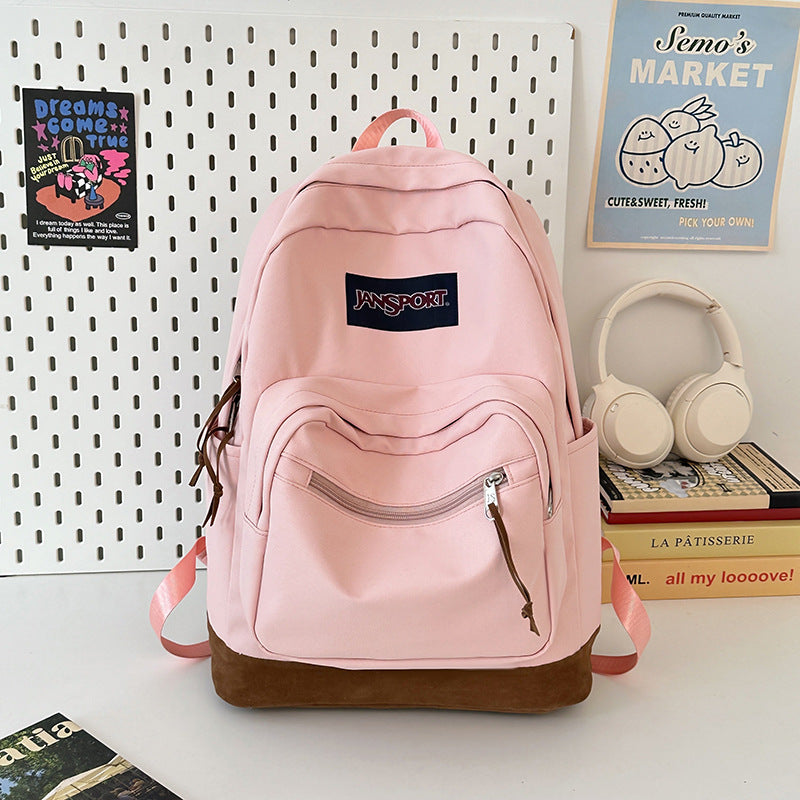 Women's & Men's Fashion Lightweight Solid Color For Junior Women's Backpack