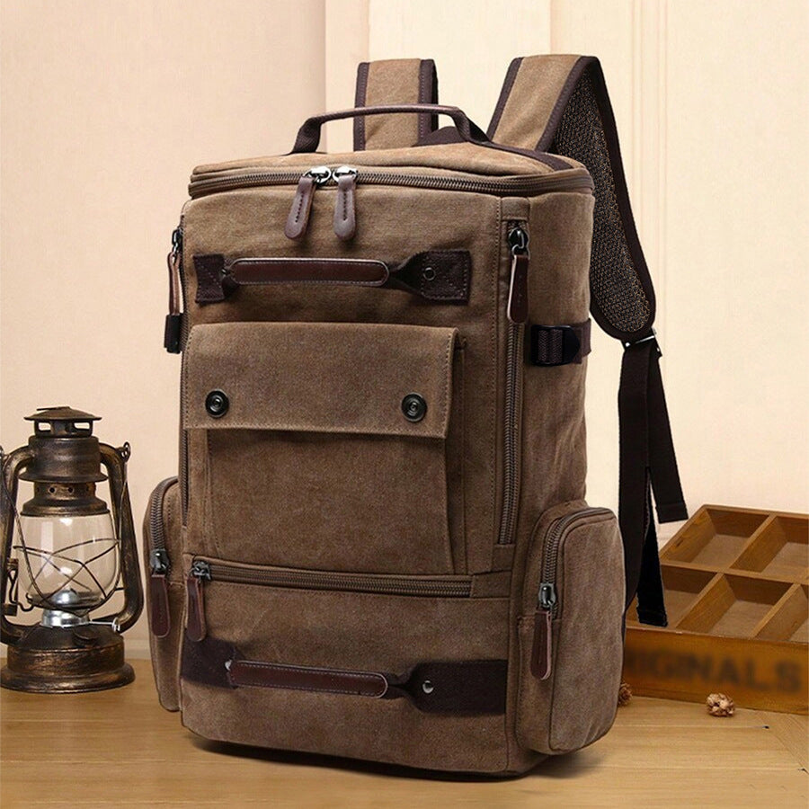 Men's Canvas Large Capacity Computer Trendy Backpacks