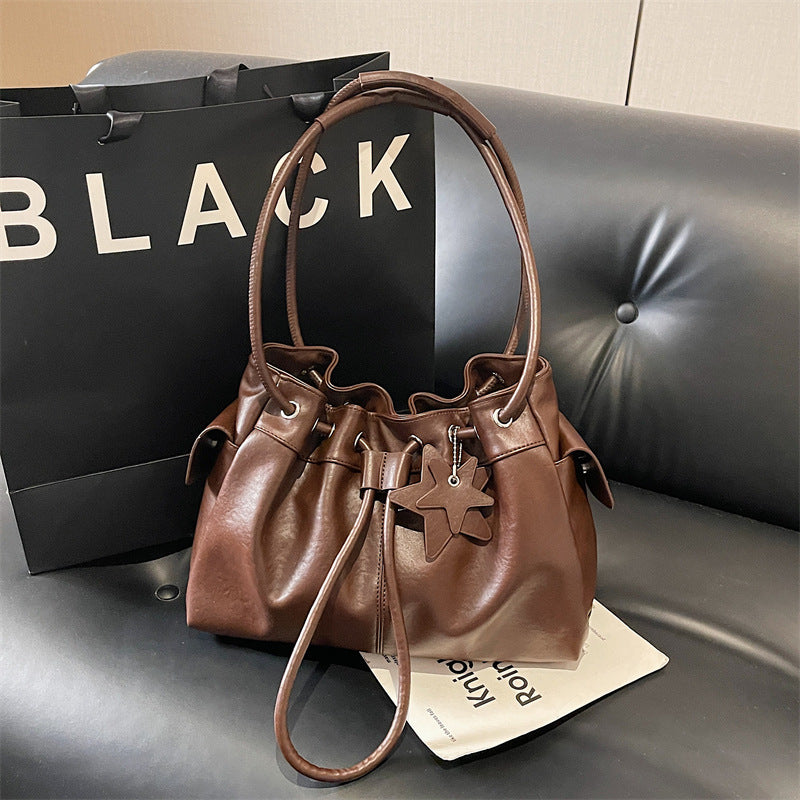 Early Spring Pleated Korean Style Lazy Lightweight Underarm Shoulder Bags