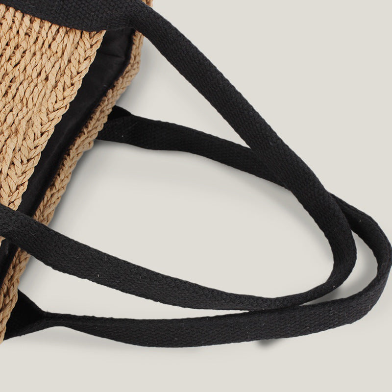 Simple Woven Large Capacity Seaside Vacation Women's Handbag