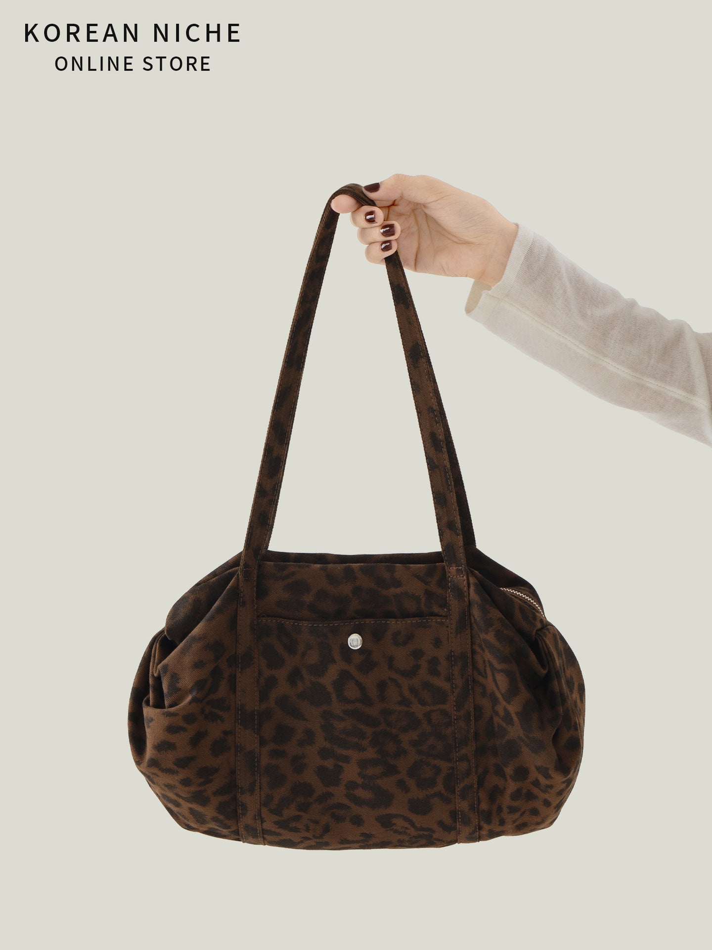 Women's Print Design Large Capacity Commuting Retro Easy Matching Shoulder Bags