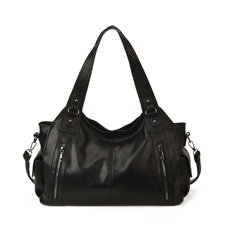 Women's Retro Large Capacity Portable Motorcycle Tote Bags