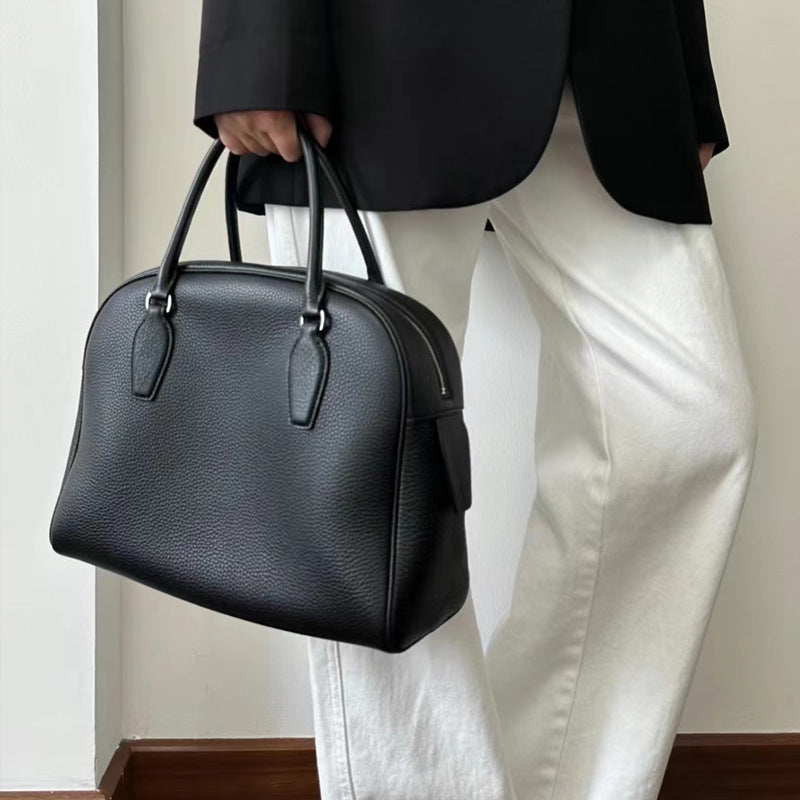 Commuter All-steel Hardware Top Layer Cowhide Portable Bags