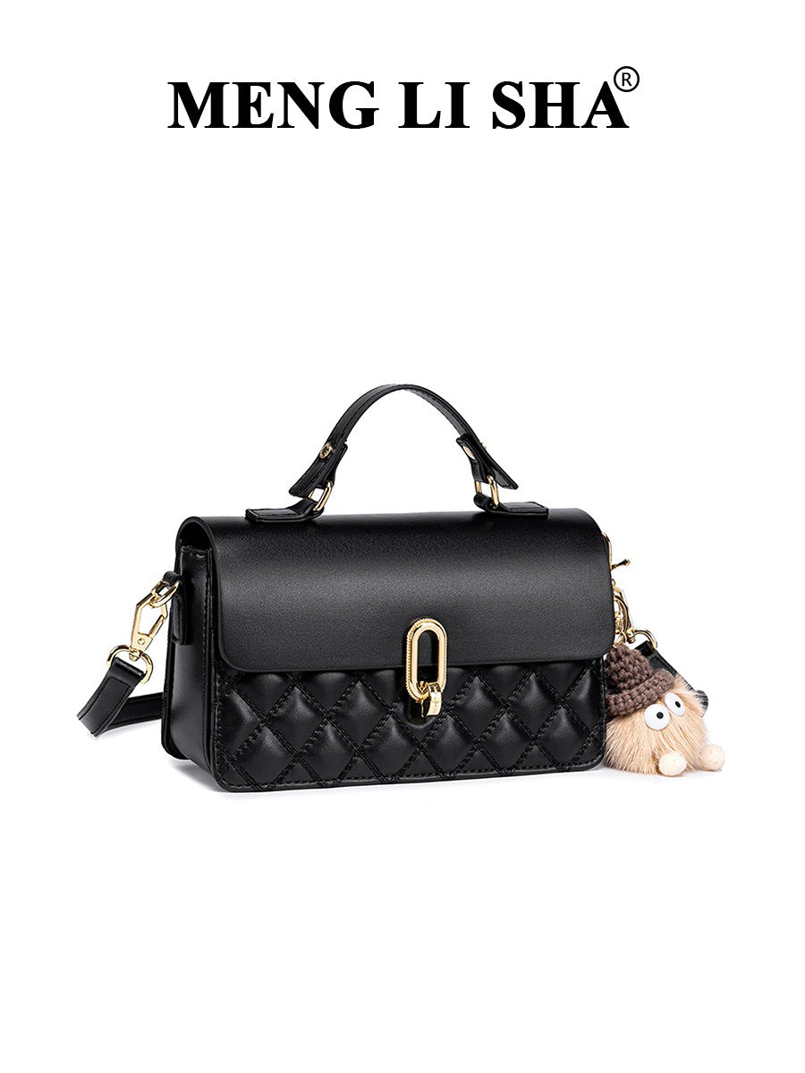 Women's Classic Style Advanced Texture Portable Box Women's Shoulder Bag