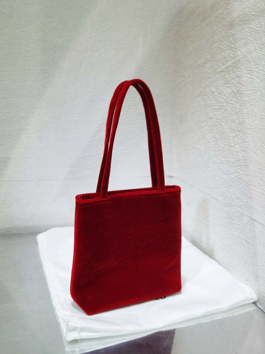 Women's Niche Retro Imported Veet Cell Clutch Women's Handbag