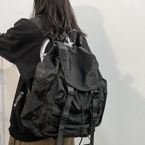 Women's & Men's Large Capacity Simple Trendy Lightweight High-grade Leisure Backpack