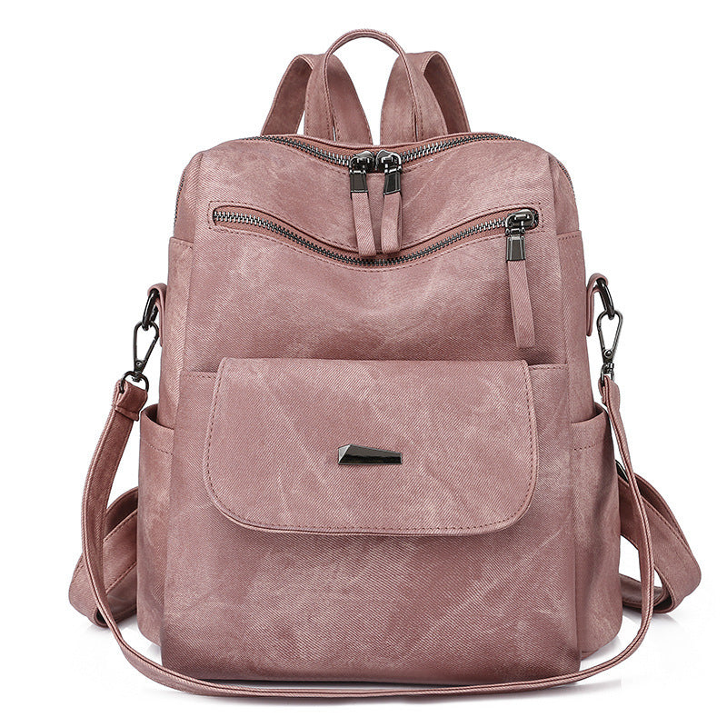 Elegant Women's Korean Large Capacity Lady's Women's Backpack