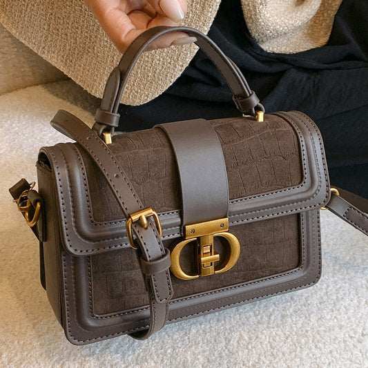 Women's Autumn Advanced Texture Design Western Style Light Luxury Single Underarm Bag