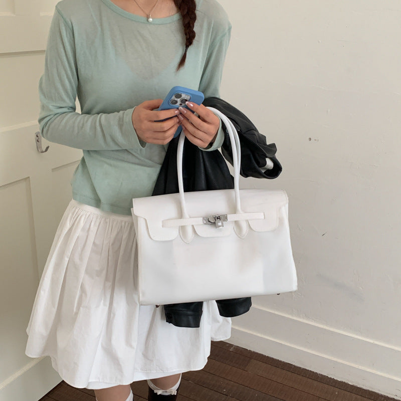 Women's Large Capacity Leather High-grade Western Style Personality Fashion Women's Shoulder Bag