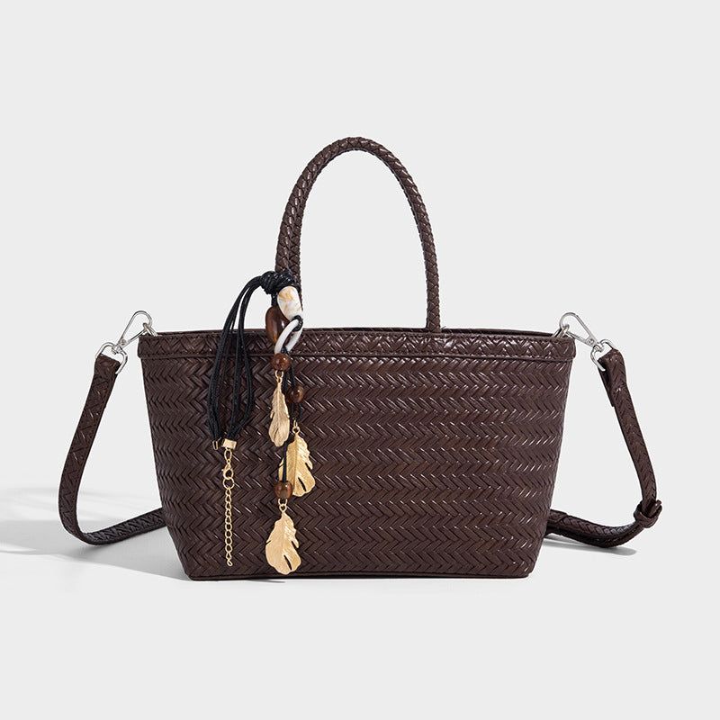 Charming Women's High-grade Knitting Fashionable Commuter Bags