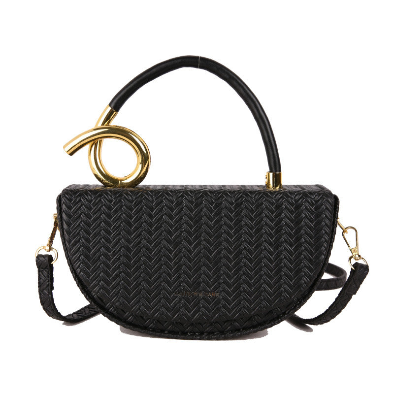 Women's Saddle Light Luxury High Sense Niche Personality Women's Shoulder Bag