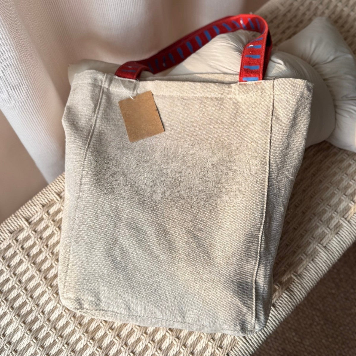 Commuter Retro Large Capacity Canvas Class Versatile Striped Bags