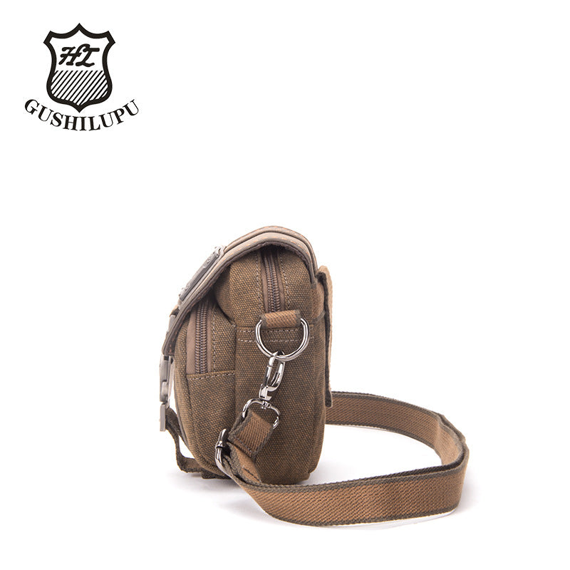 Fashion Classy Men's Vintage Canvas Mobile Bags