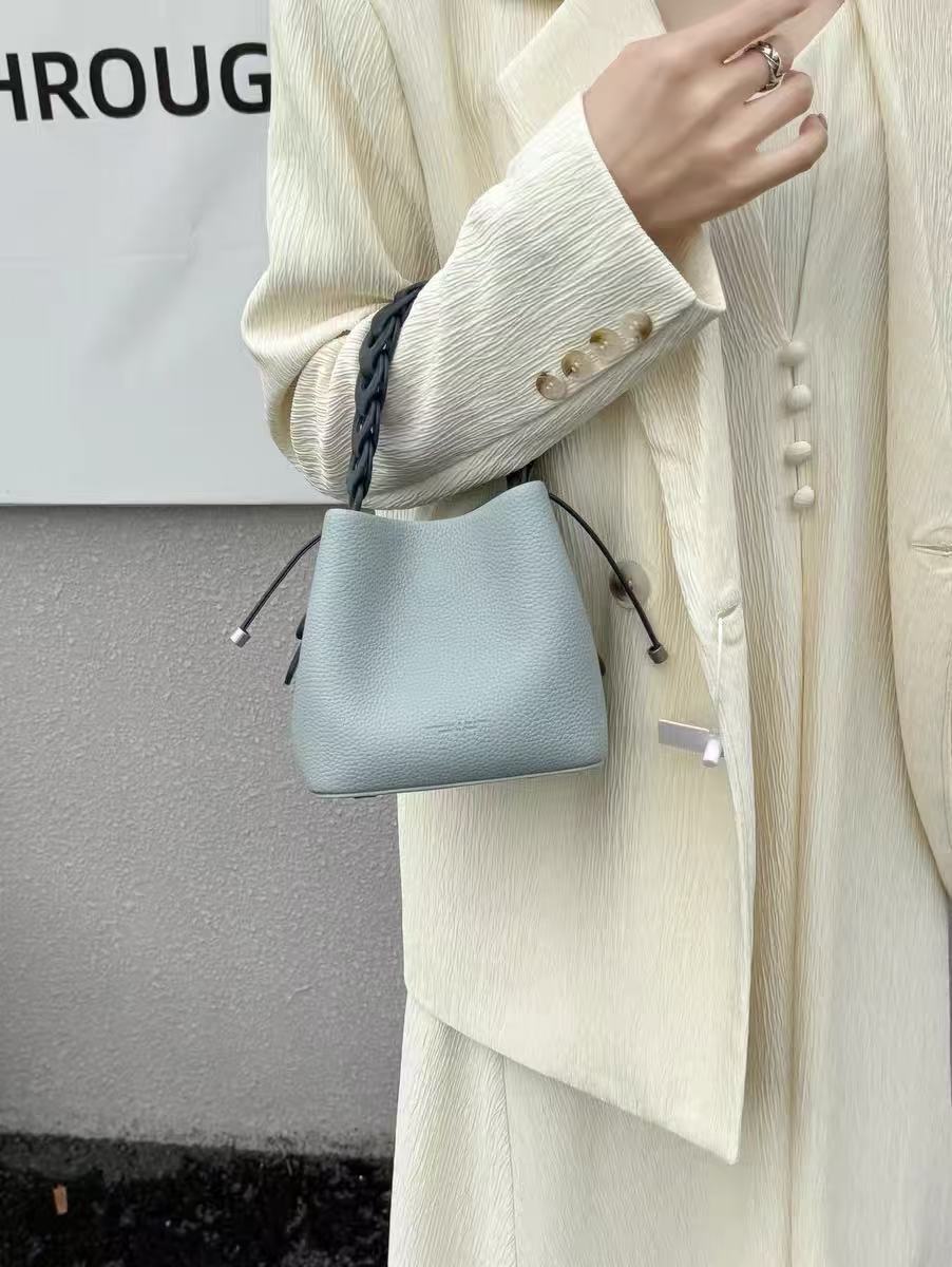 Steamed Pork Dumplings Woven Portable High-grade Bucket Bag