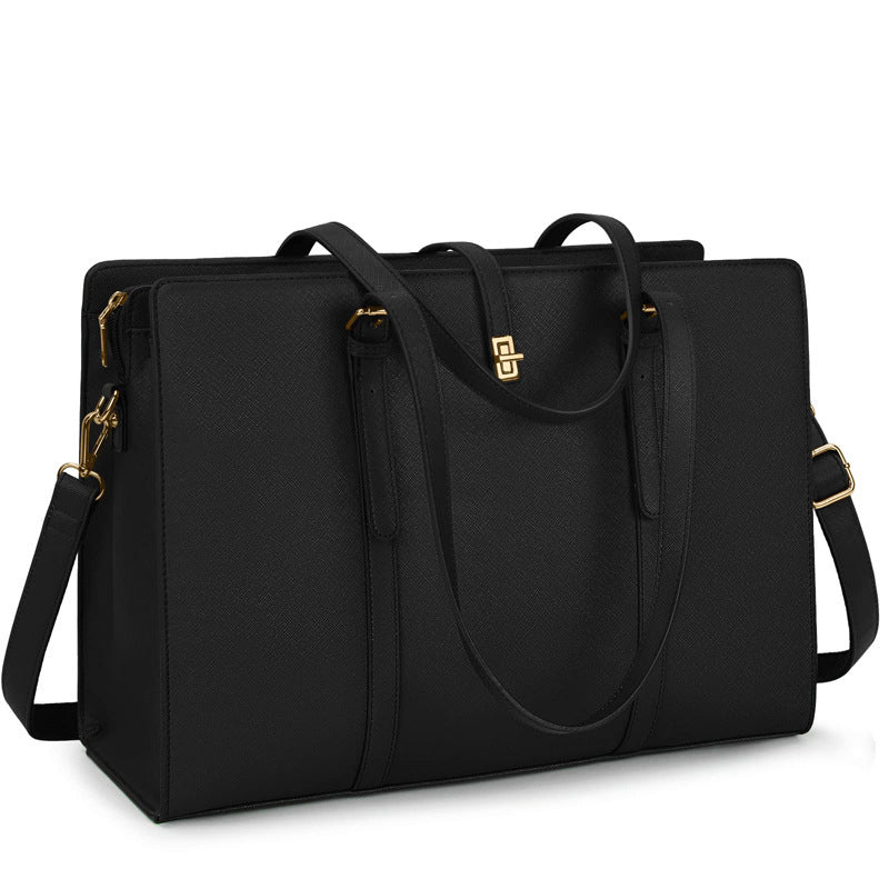 Women's Large Capacity Leather Fashion Durable Commuter Business Backpack