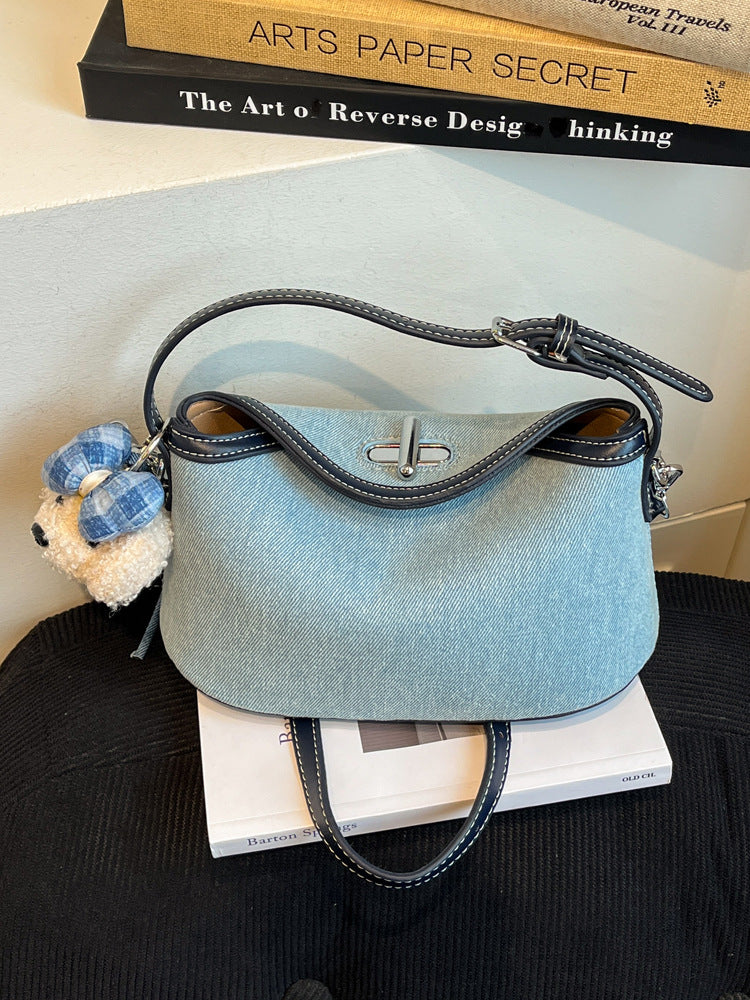 Innovative Women's Denim Design Cloth Carrying Handbags