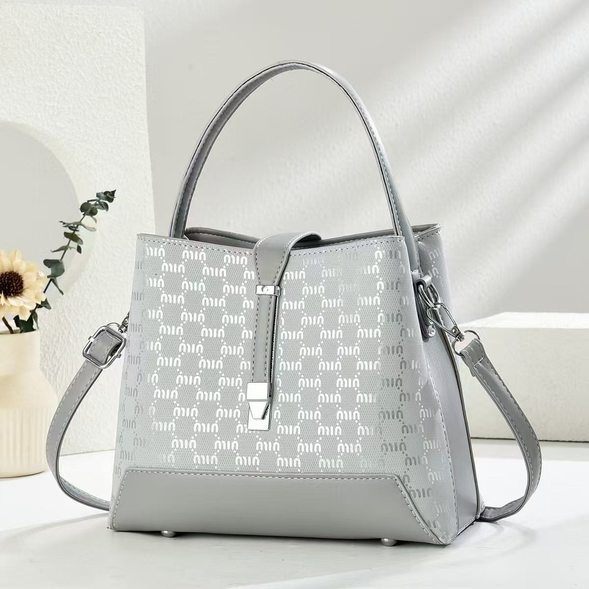 High Sense Niche Retro Large Capacity Female Printing Tote Bag