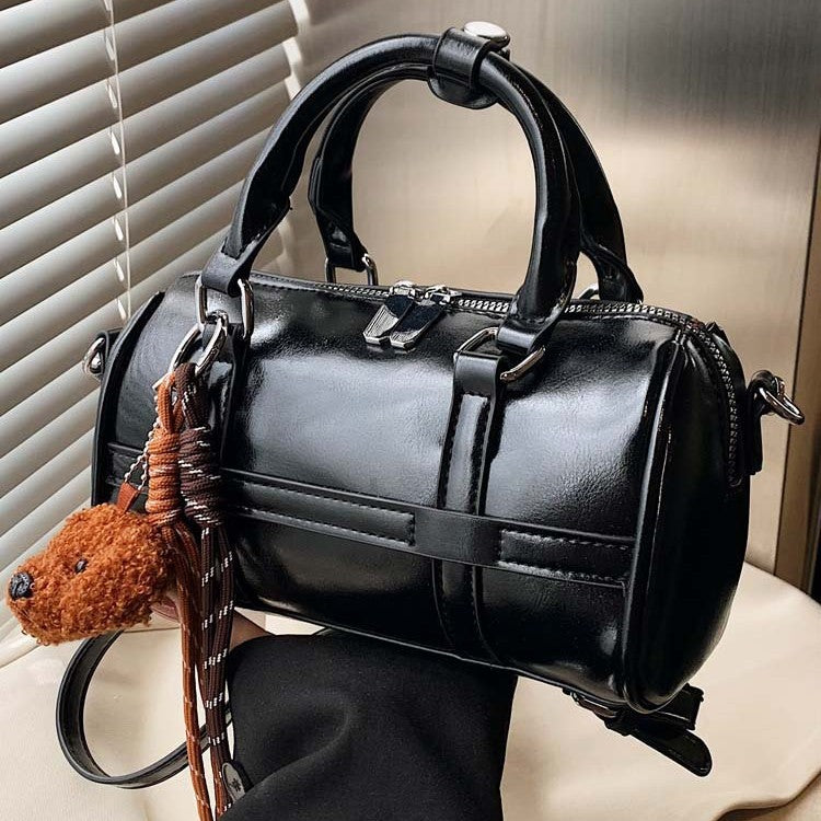 Popular Fashion Advanced Texture Portable Western Style Bucket Bag
