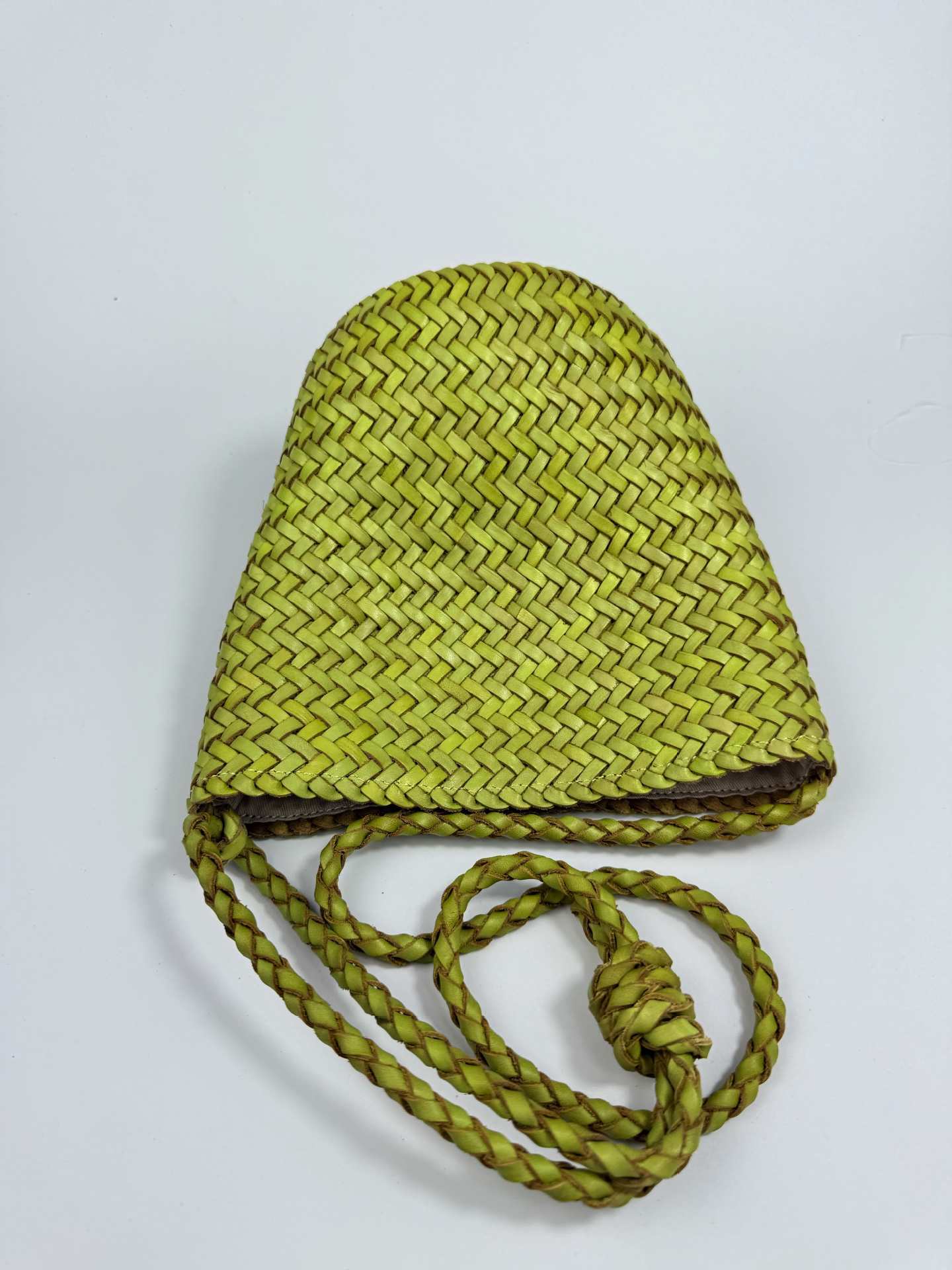 Summer Woven Genuine Leather Handmade First Bags