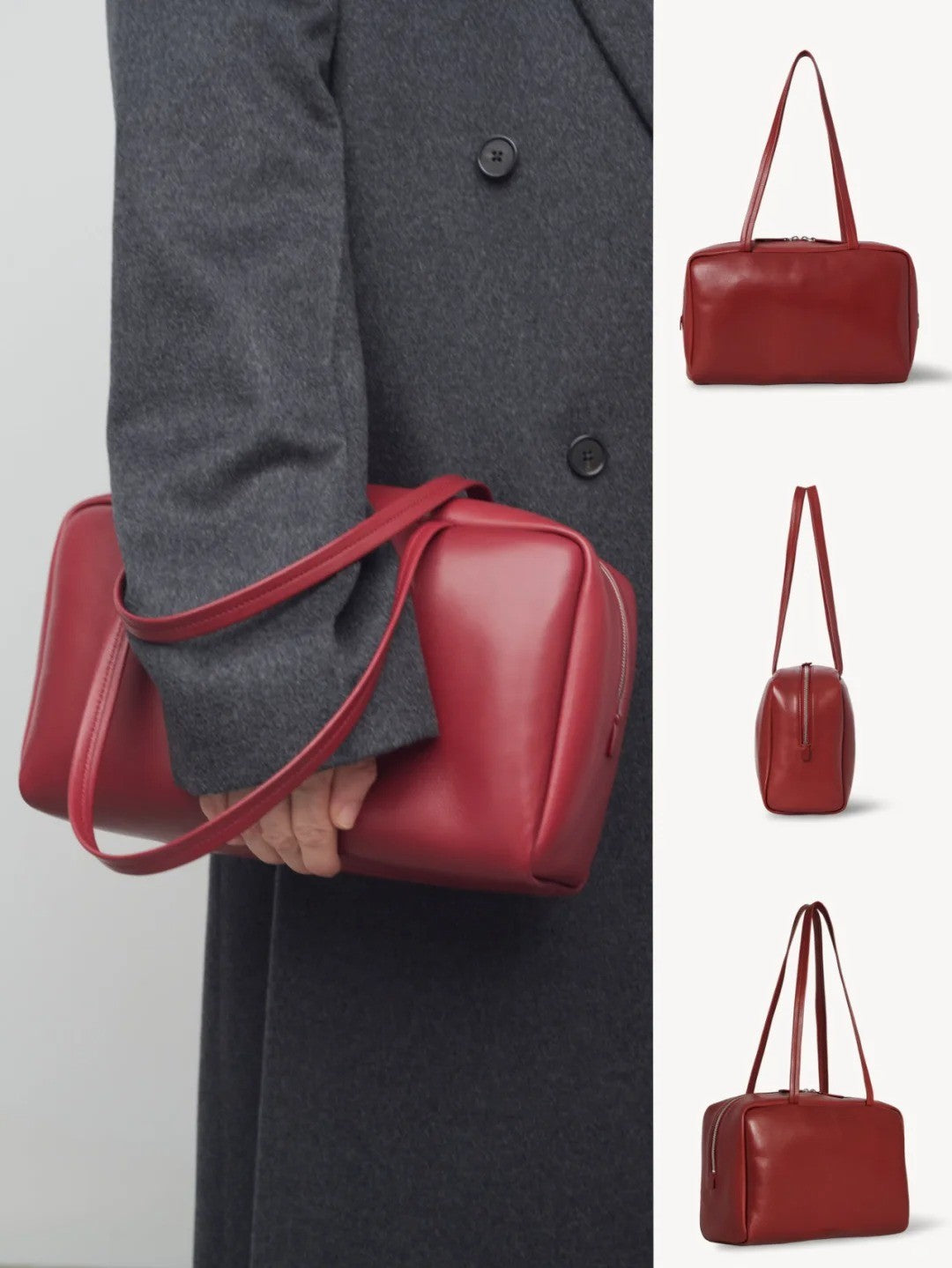 Trendy Versatile Bowling Commuter Portable Boston Underarm Bag