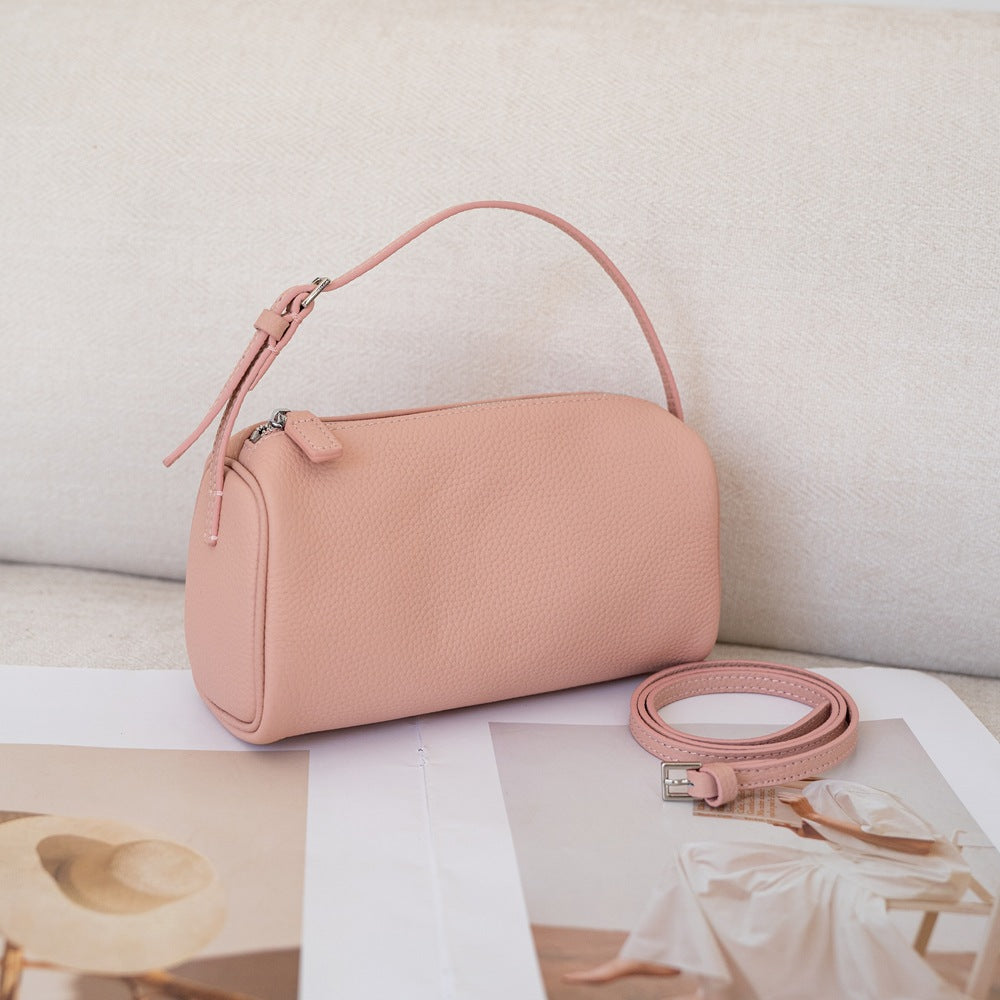 Women's Top Layer Cowhide Pen Fashion Leather Women's Handbag