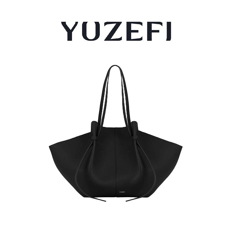 Women's Wings Style Large Capacity Totes Trendy Soft Cowhide Women's Shoulder Bag